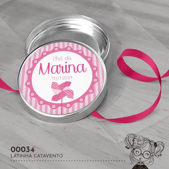 Latinha Adesivada Catavento - 00034
