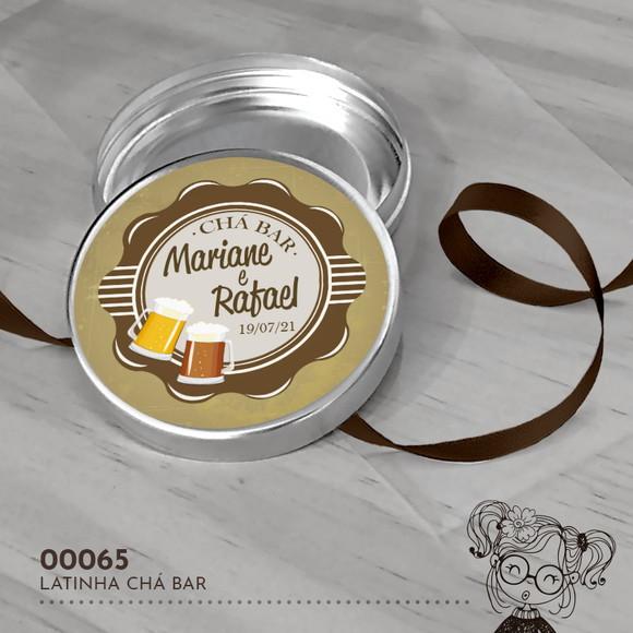 Latinha Adesivada Chá Bar - 00065