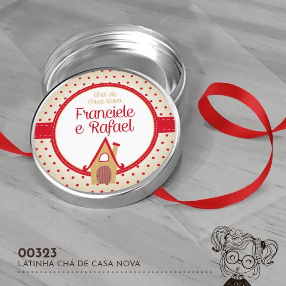 Latinha Adesivada Chá de Casa Nova - 00323