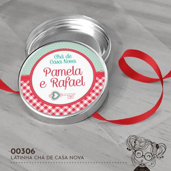 Latinha Adesivada Chá de Casa Nova - 00306