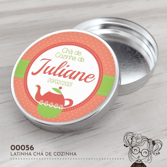 Latinha Adesivada Chá de Cozinha - 00056