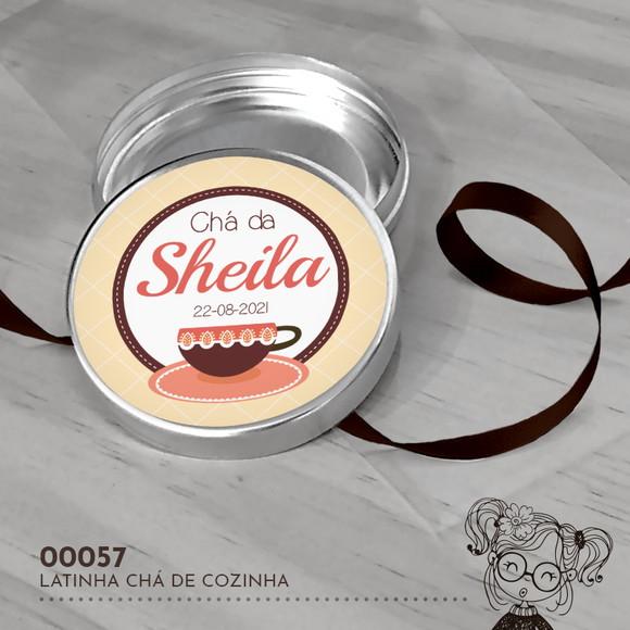 Latinha Adesivada Chá de Cozinha - 00057