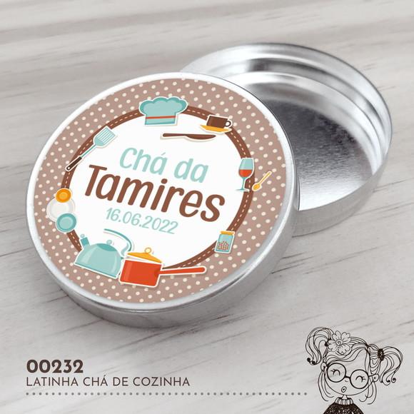 Latinha Adesivada Chá de Cozinha - 00232
