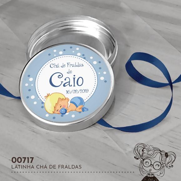 Latinha Adesivada Chá de Fraldas - 00717