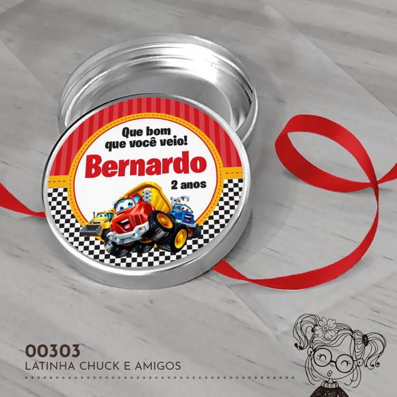 Latinha Adesivada Chuck e Amigos - 00303