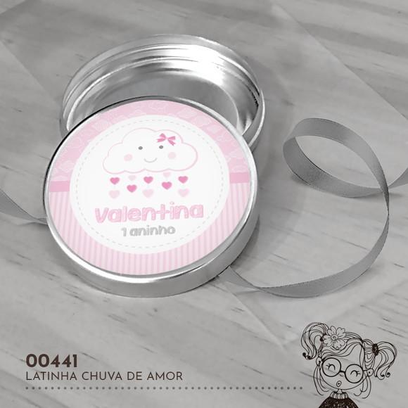 Latinha Adesivada Chuva de Amor - 00441