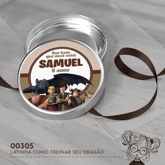 Latinha Adesivada Como Treinar Seu Dragão - 00305