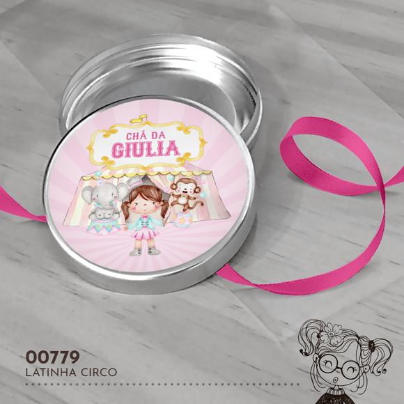 Latinha Adesivada Circo - 00779