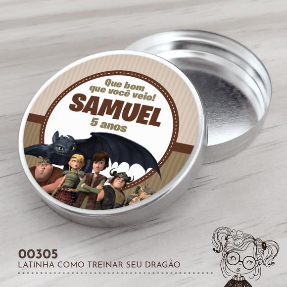 Latinha Adesivada Como Treinar Seu Dragão - 00305