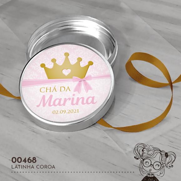 Latinha Adesivada Coroa - 00468