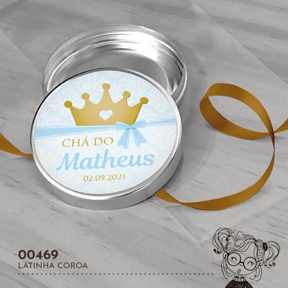 Latinha Adesivada Coroa - 00469