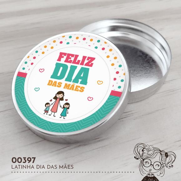 Latinha Adesivada Dia das Mães - 00397