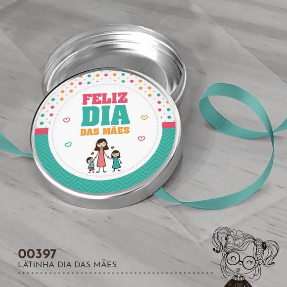 Latinha Adesivada Dia das Mães - 00397