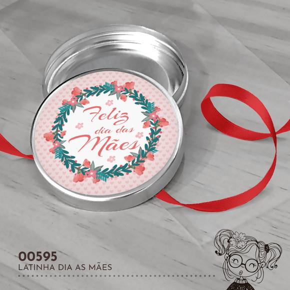 Latinha Adesivada Dia das Mães - 00595