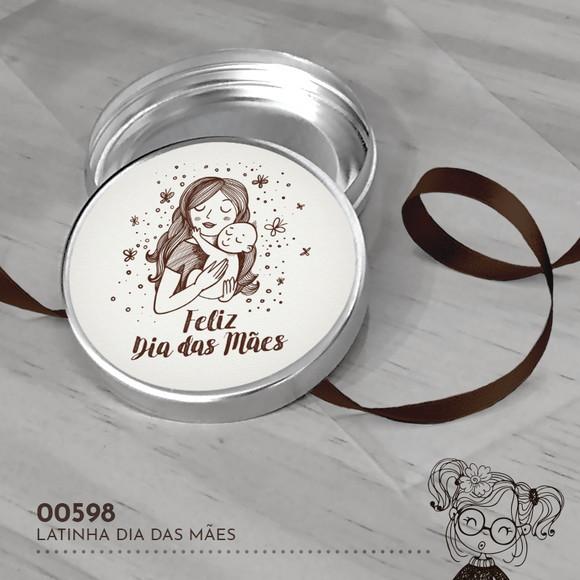 Latinha Adesivada Dia das Mães - 00598