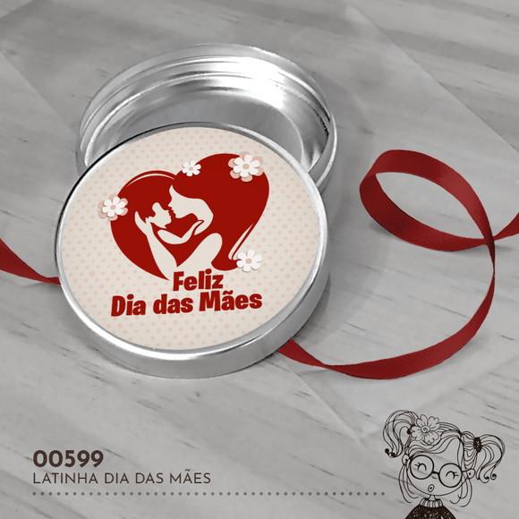 Latinha Adesivada Dia das Mães - 00599