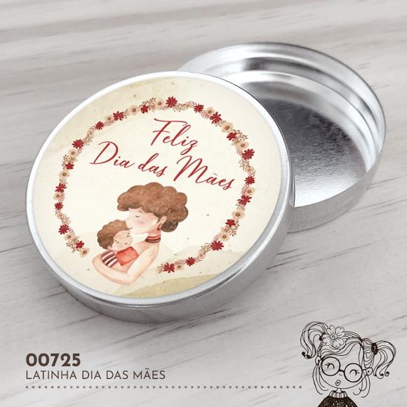 Latinha Adesivada Dia das Mães - 00725