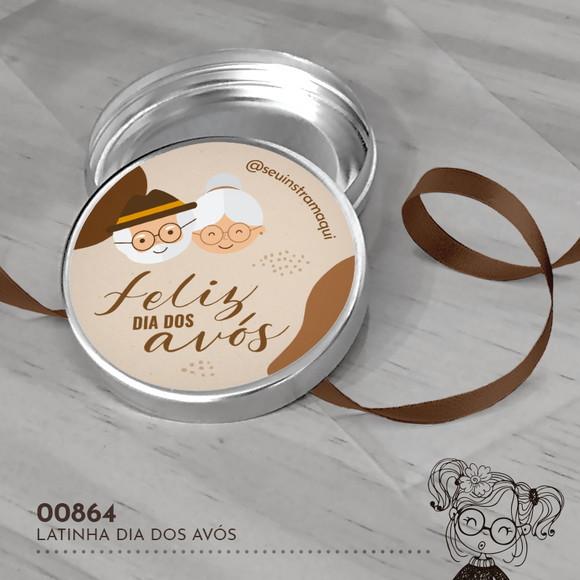 Latinha Adesivada Dia dos Avós - 00864