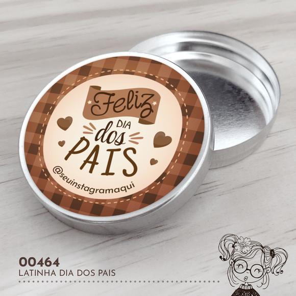 Latinha Adesivada Dia dos Pais - 00464