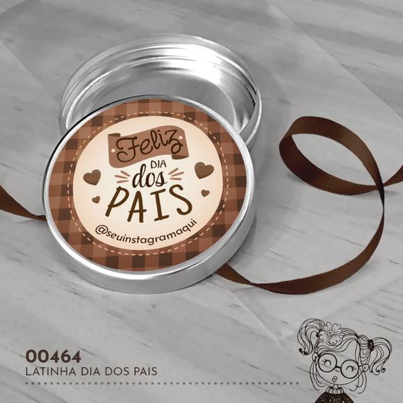 Latinha Adesivada Dia dos Pais - 00464