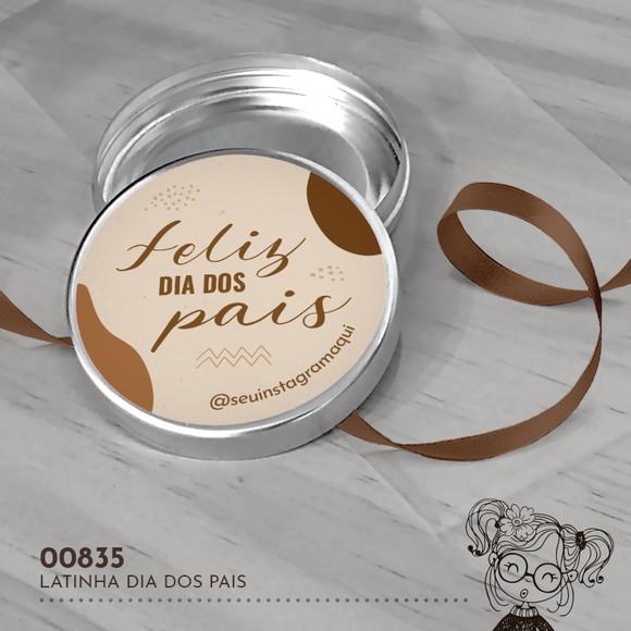Latinha Adesivada Dia dos Pais - 00835