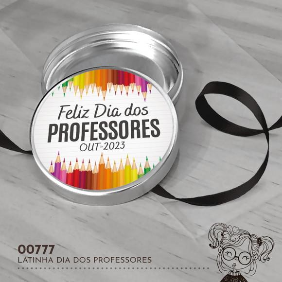 Latinha Adesivada Dia dos Professores - 00777