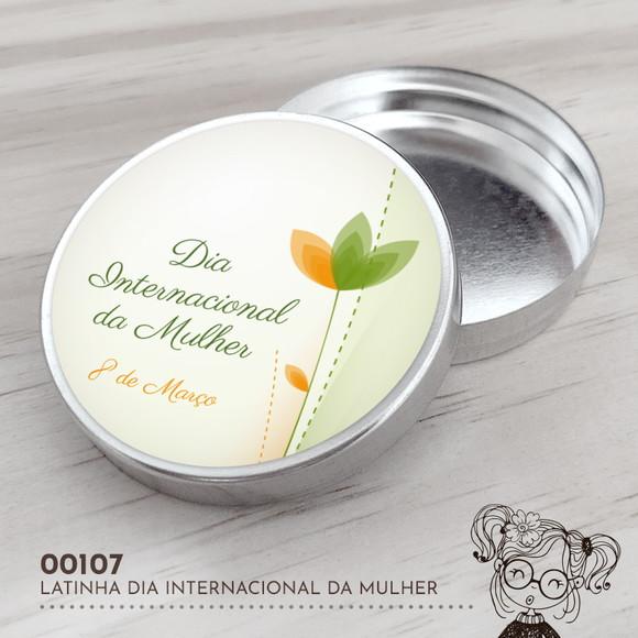Latinha Adesivada Dia Internacional da Mulher - 00107