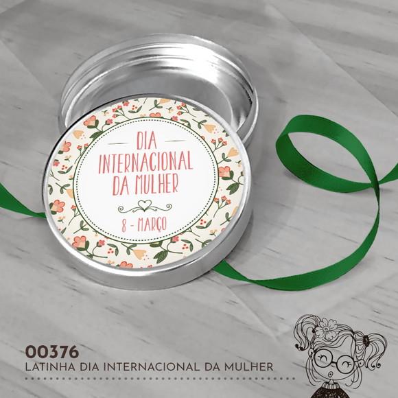 Latinha Adesivada Dia Internacional da Mulher - 00376