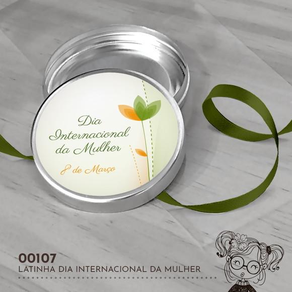 Latinha Adesivada Dia Internacional da Mulher - 00107