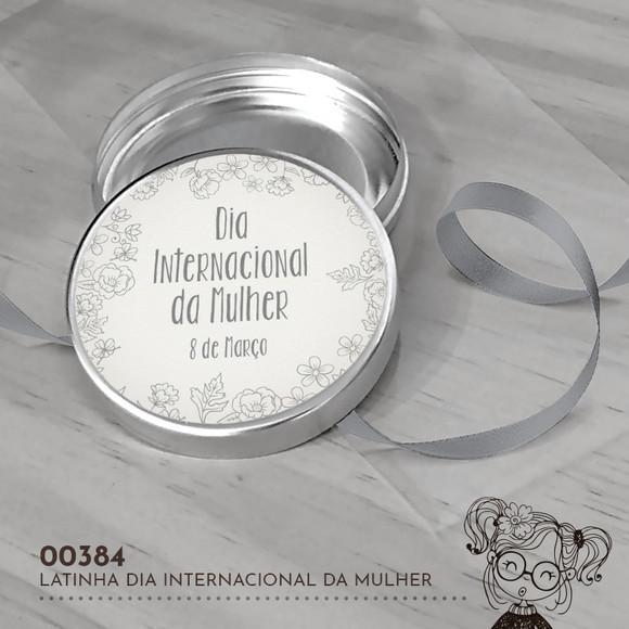 Latinha Adesivada Dia Internacional da Mulher - 00384