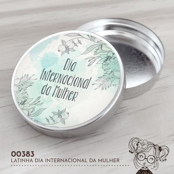 Latinha Adesivada Dia Internacional da Mulher - 00383