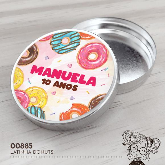Latinha Adesivada Donuts - 00885