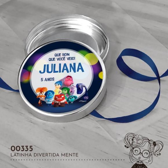 Latinha Adesivada Divertida Mente - 00335