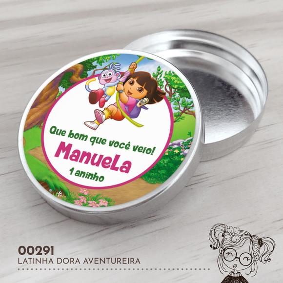 Latinha Adesivada Dora Aventureira - 00291