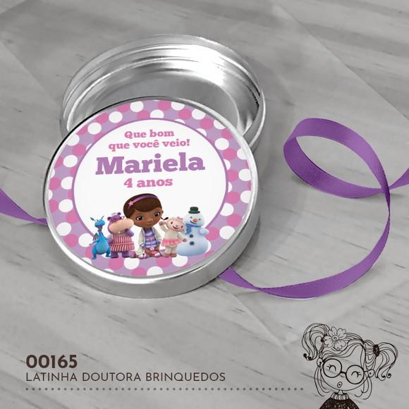 Latinha Adesivada Doutora Brinquedos - 00165