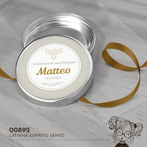 Latinha Adesivada Espírito Santo - 00892