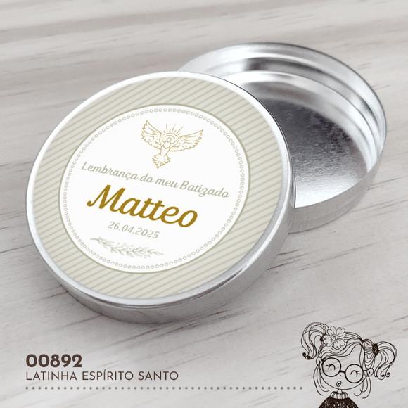 Latinha Adesivada Espírito Santo - 00892
