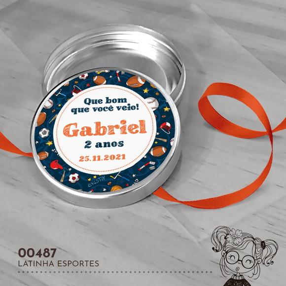 Latinha Adesivada Esportes - 00487
