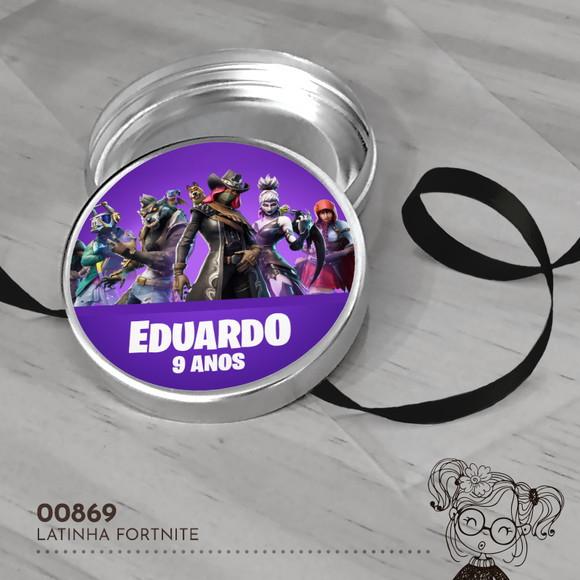 Latinha Adesivada Fortnite - 00869