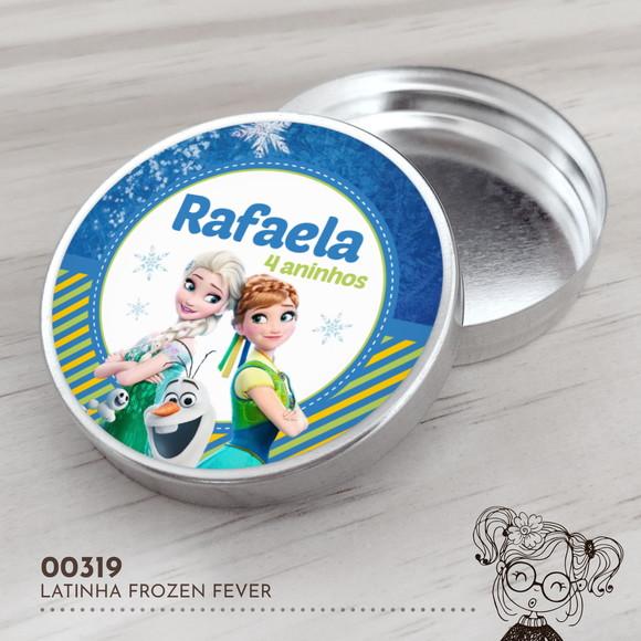 Latinha Adesivada Frozen Fever - 00319