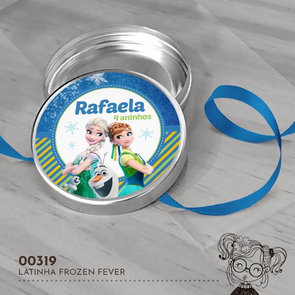 Latinha Adesivada Frozen Fever - 00319
