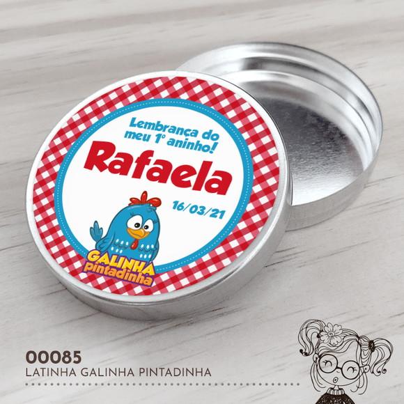 Latinha Adesivada Galinha Pintadinha - 00085
