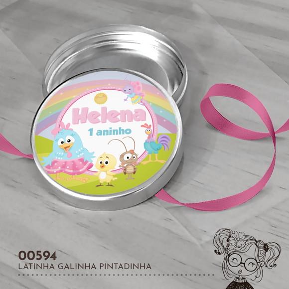 Latinha Adesivada Galinha Pintadinha - 00594