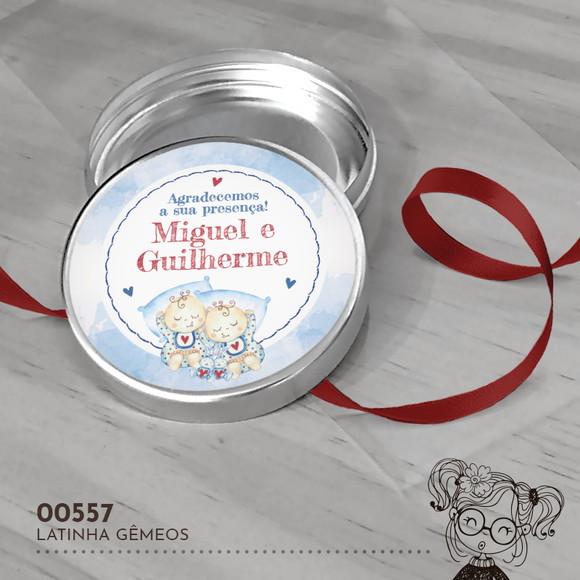 Latinha Adesivada Gêmeos - 00557