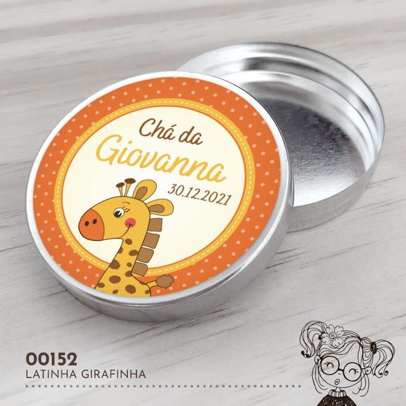 Latinha Adesivada Girafinha - 00152