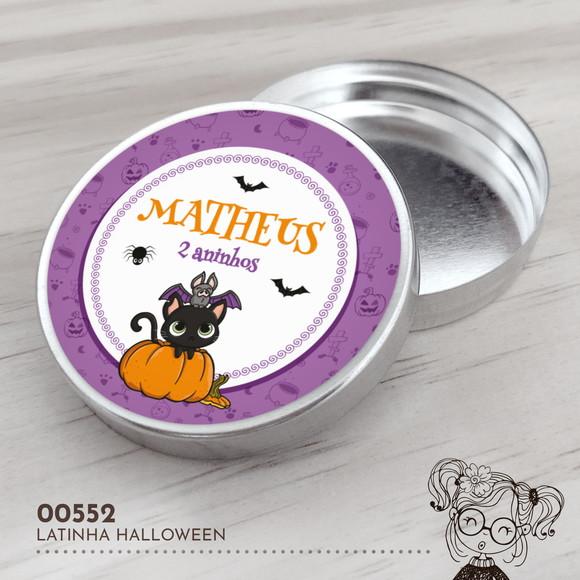 Latinha Adesivada Halloween - 00552