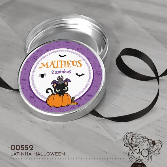 Latinha Adesivada Halloween - 00552