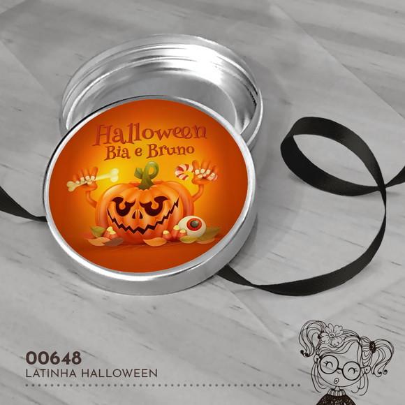 Latinha Adesivada Halloween - 00648