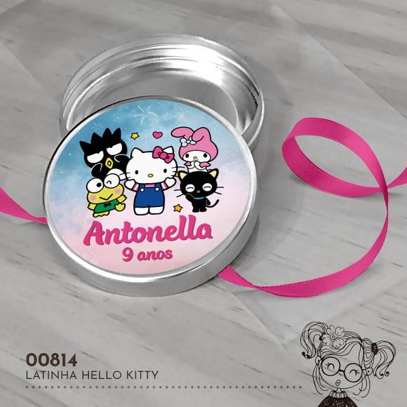 Latinha Adesivada Hello Kitty - 00814
