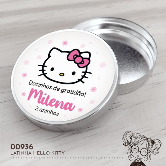 Latinha Adesivada Hello Kitty - 00936